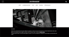 Desktop Screenshot of justbaked.it