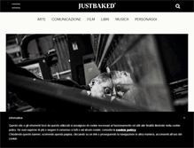 Tablet Screenshot of justbaked.it